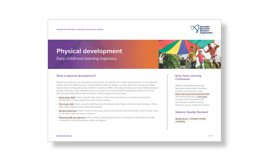 AERO Physical development - Learning trajectory