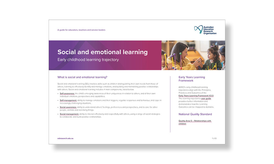 AERO Social and Emotional - Learning trajectory