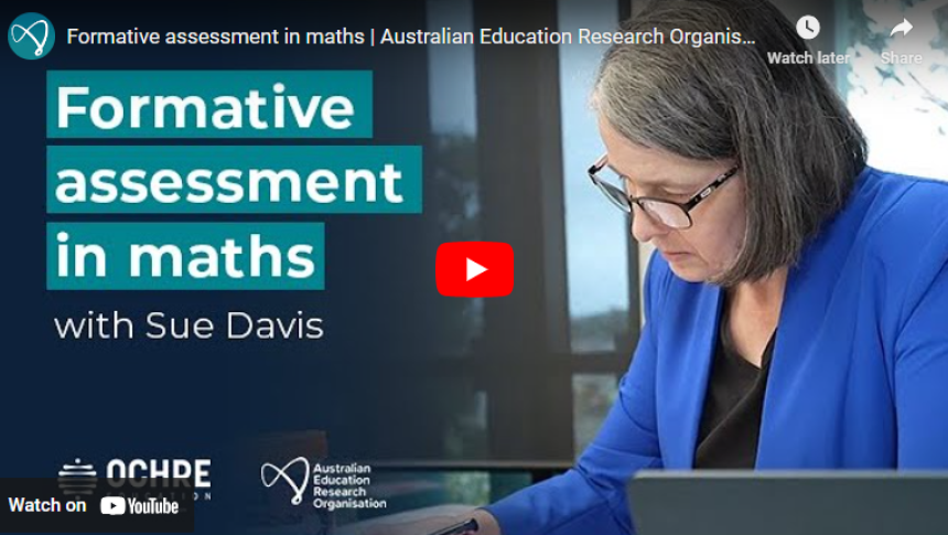 Formative assessment in maths video