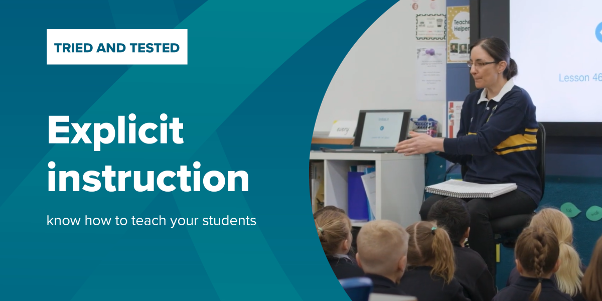 Video thumbnail for Explicit instruction at Loxton Primary School