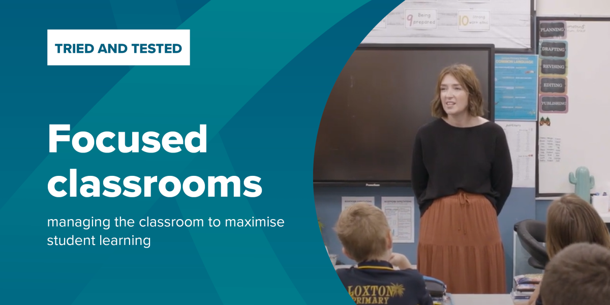 Video thumbnail for Focused classrooms at Loxton Primary School 