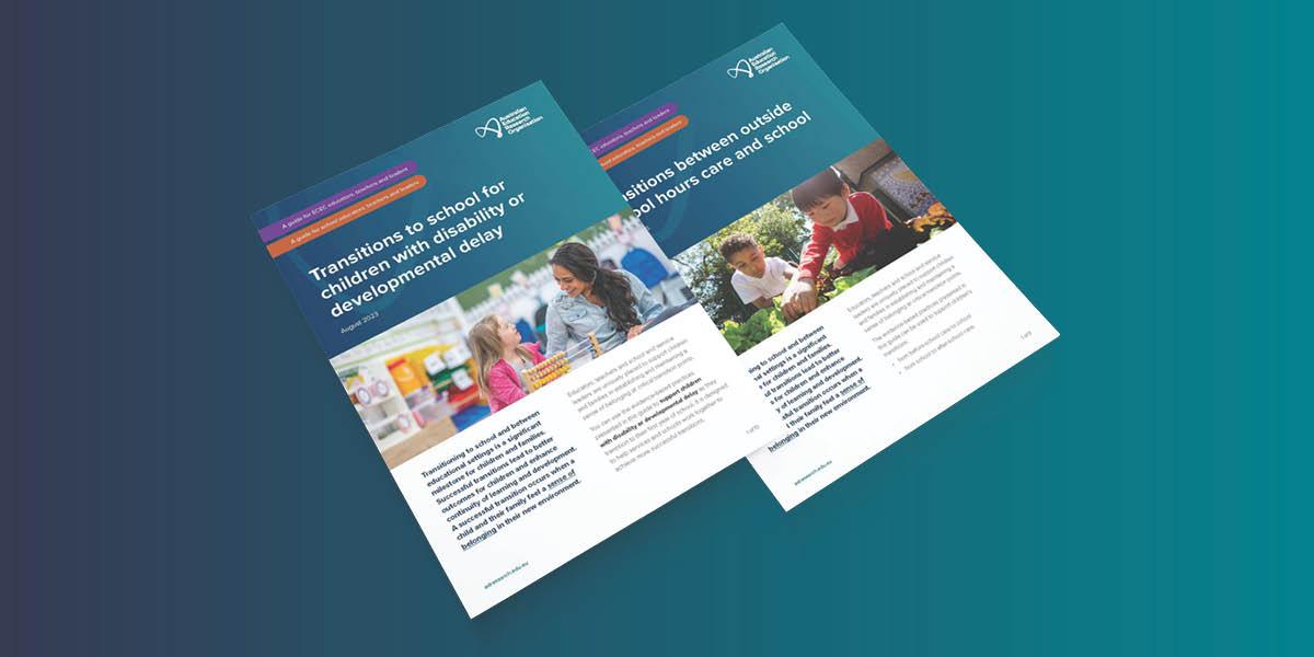 The covers of two AERO transitions practice guides